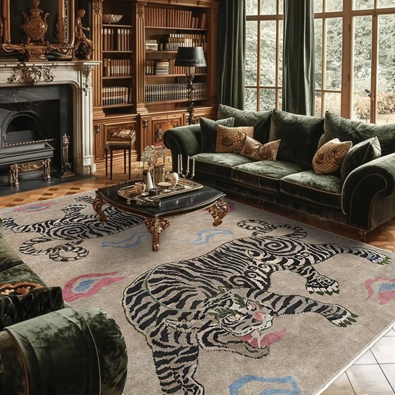 Printing On Commercial - Bohemian Living Room Carpet Large Area