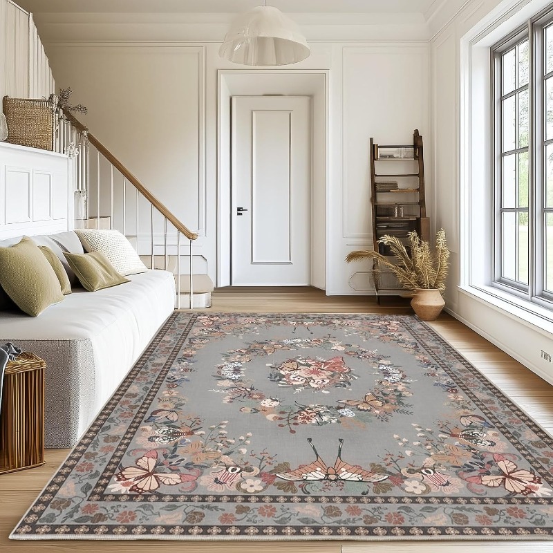 Vintage Living Room Carpet Lar - Printing On Commercial 评论和价格