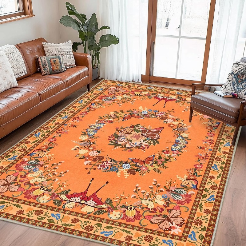 Vintage Living Room Carpet Lar - Printing On Commercial 评论和价格