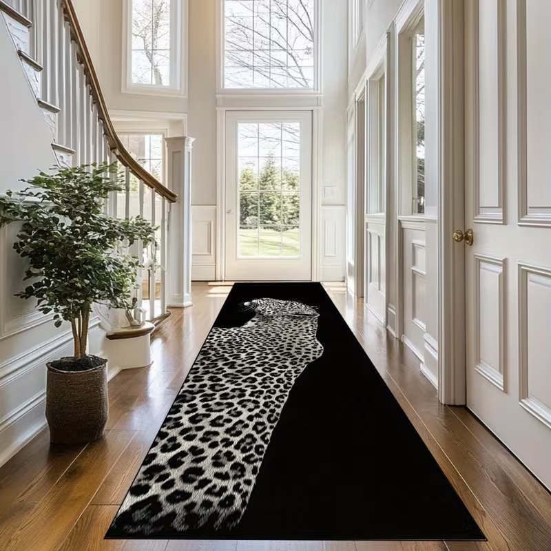 Safari Leopard Runner Carpet,  - Printing On Commercial 评论和价格