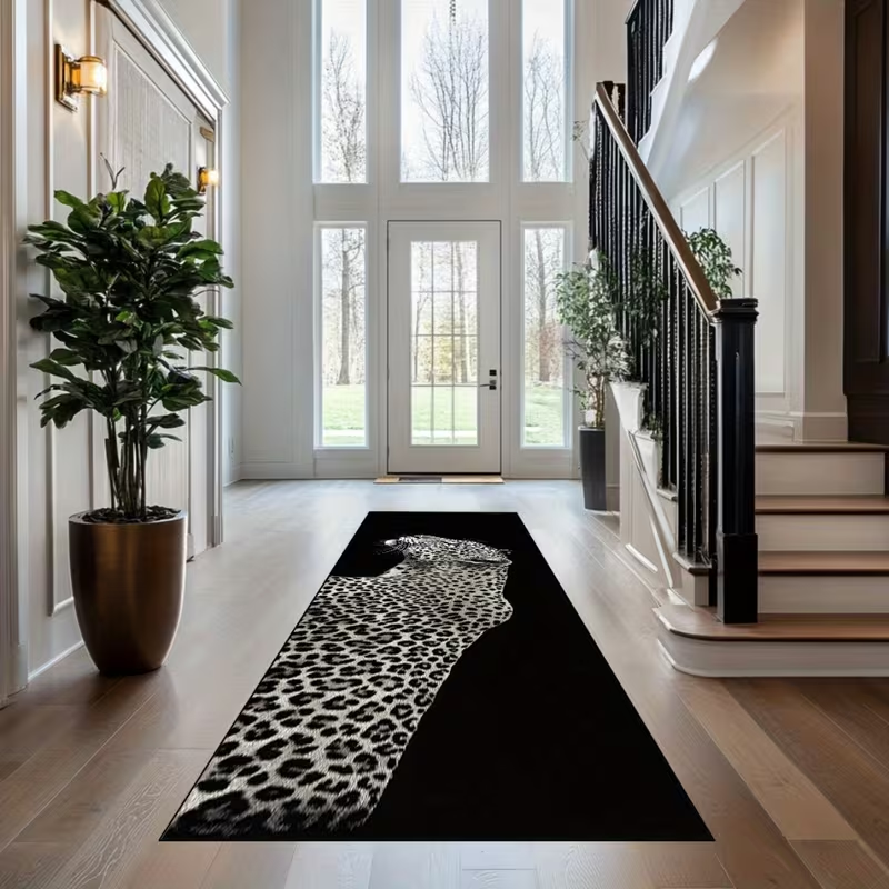 Safari Leopard Runner Carpet,  - Printing On Commercial 评论和价格
