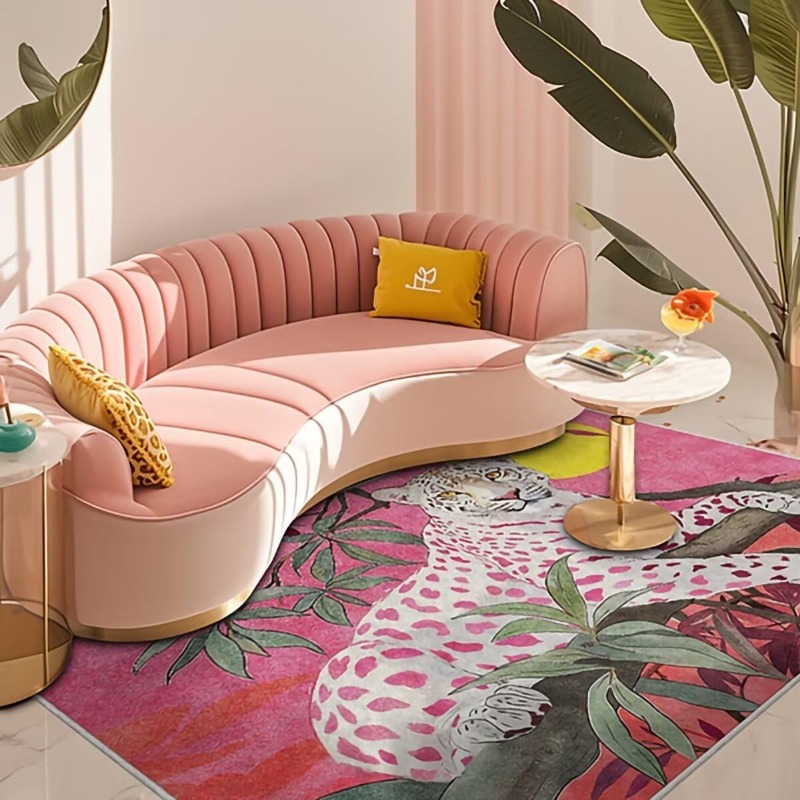 Retro Nordic Style Living Room - Printing On Commercial 评论和价格